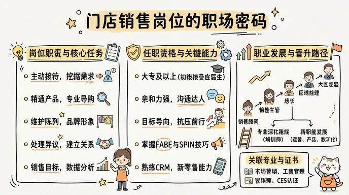 门店销售 - 业绩冠军的成长摇篮，客户关系的实战专家