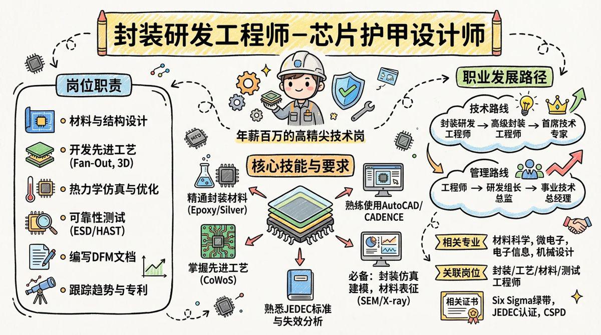 封装研发工程师 - 芯片护甲设计师，年薪百万的高精尖技术岗