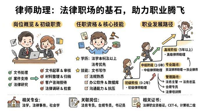 律师助理 - 法律职场的基石，助力职业腾飞