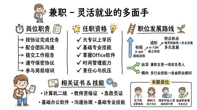 兼职 - 灵活就业的多面手，技能变现新选择