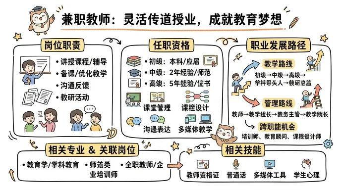 兼职教师 - 灵活传道授业，成就教育梦想