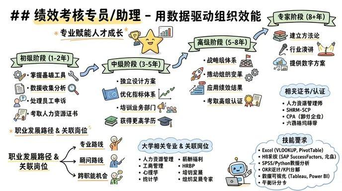绩效考核专员/助理 - 用数据驱动组织效能，用专业赋能人才成长