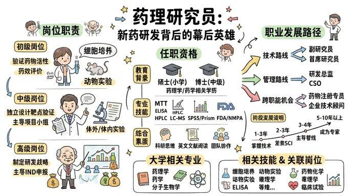 药理研究员 - 新药研发的幕后英雄，年薪与社会价值并重的职业