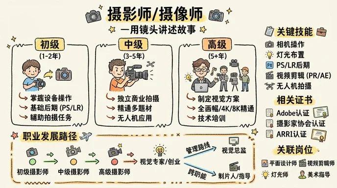 摄影师/摄像师 - 光影魔术师，用镜头讲述故事