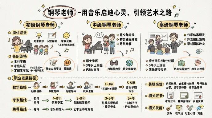 钢琴老师 - 用音乐启迪心灵，引领艺术之路