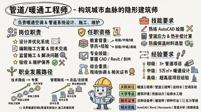 管道/暖通 - 构筑城市血脉的隐形建筑师