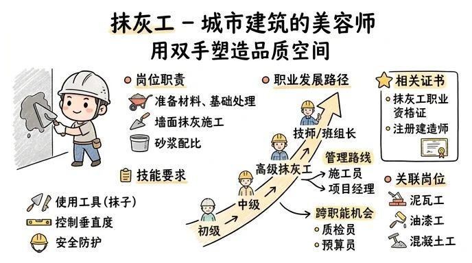抹灰工 - 城市建筑的美容师，用双手塑造品质空间