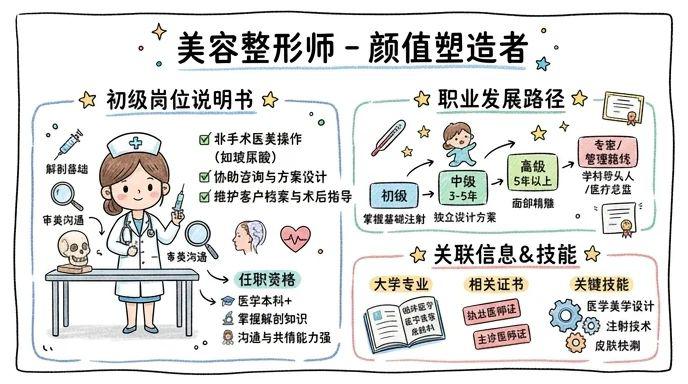 美容整形师 - 颜值塑造者，焕新人生之路