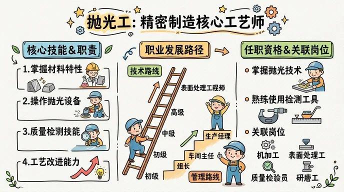 抛光工 - 精密制造核心工艺师