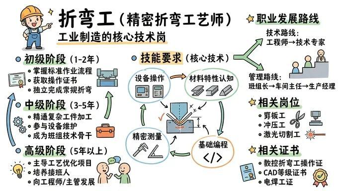 精密折弯工艺师：工业制造的核心技术岗