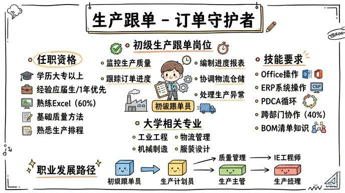 生产跟单 - 制造业核心环节的订单守护者