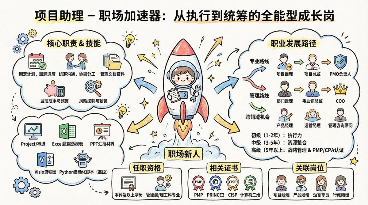 项目助理 - 职场加速器：从执行到统筹的全能型成长岗