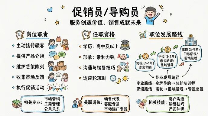 促销员/导购员 - 服务创造价值，销售成就未来