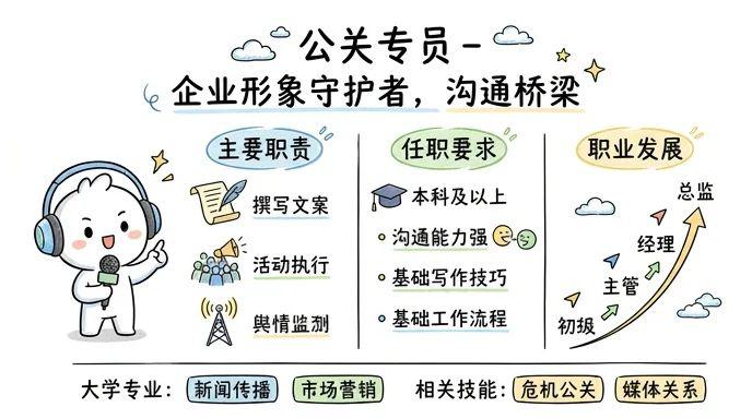 公关专员 - 企业形象的守护者，沟通桥梁的缔造者