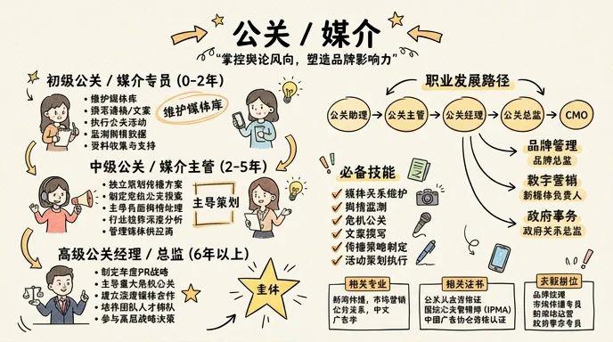 公关/媒介 - 掌控舆论风向，塑造品牌影响力