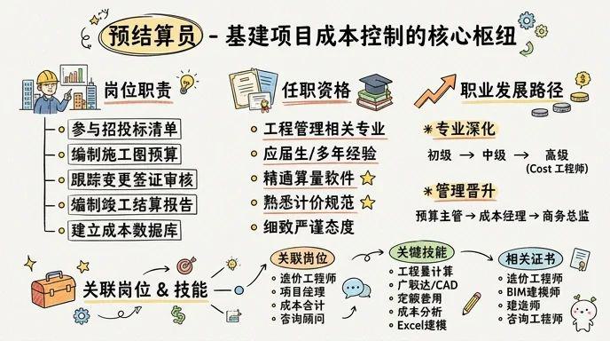 预结算员 - 基建项目成本控制的核心枢纽