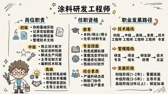 涂料研发工程师 - 新材料创造未来，涂料创新改变世界