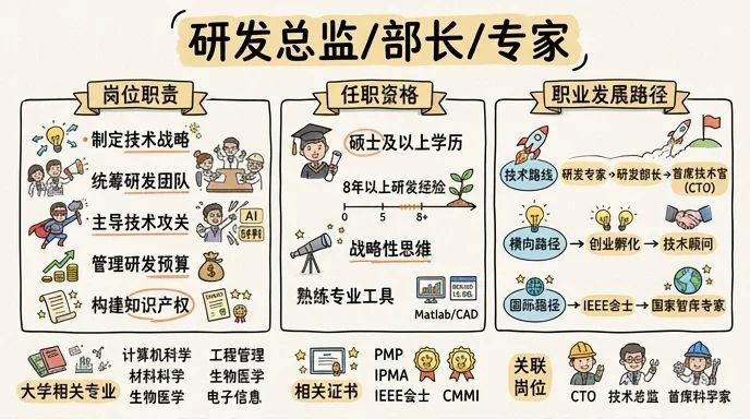 研发总监/部长/专家 - 引领技术革命，掌控未来方向