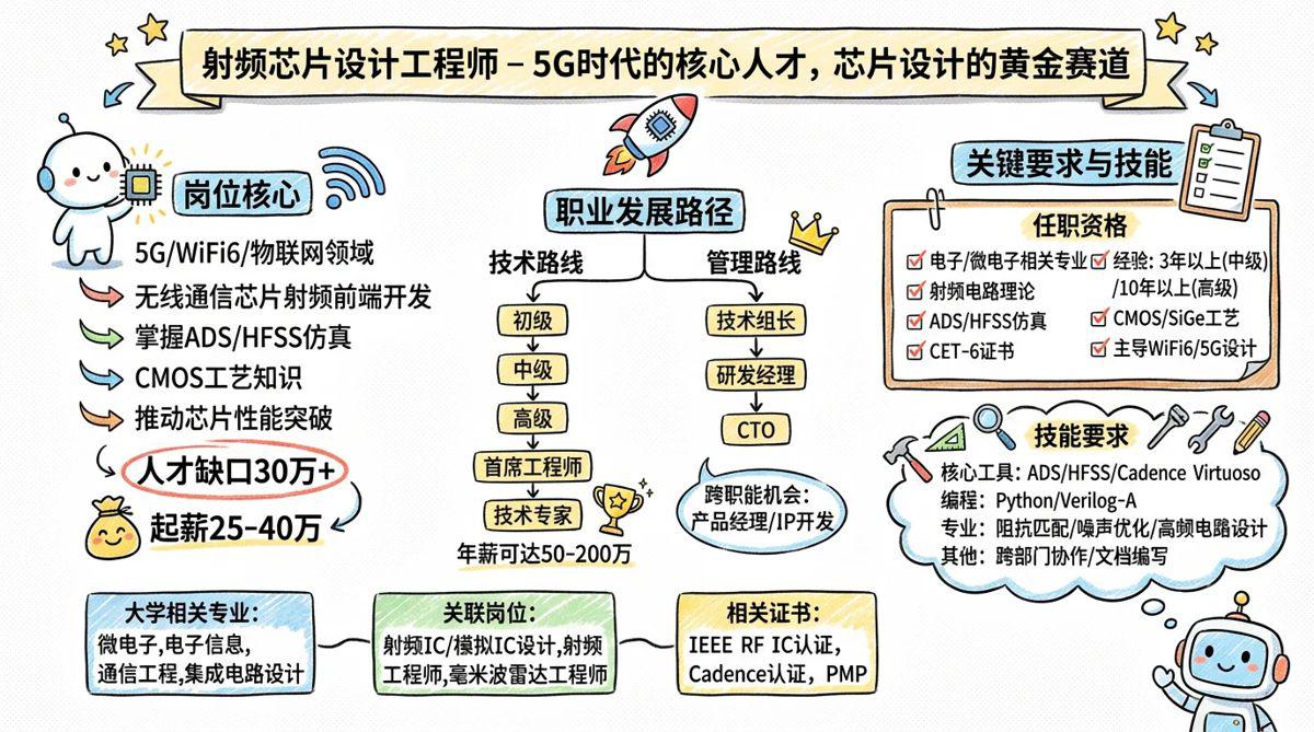 射频芯片设计 - 5G时代的核心人才，芯片设计的黄金赛道