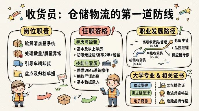 收货员 - 仓储物流的第一道防线