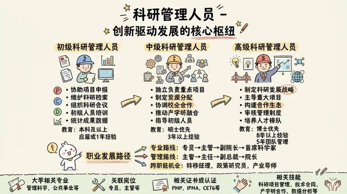 科研管理人员 - 创新驱动发展的核心枢纽