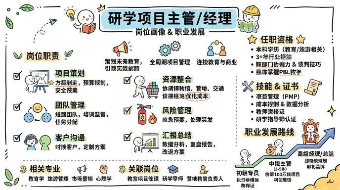 研学项目主管/经理 - 策划未来教育，引领实践创新
