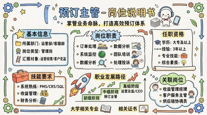 预订主管 - 掌管业务命脉，打造高效预订体系