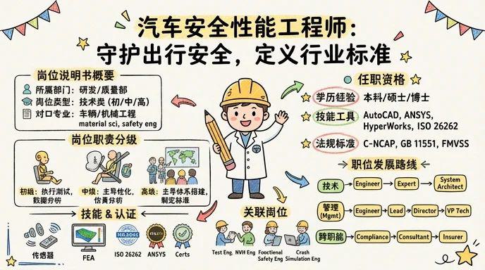 汽车安全性能工程师 - 守护出行安全，定义行业标准