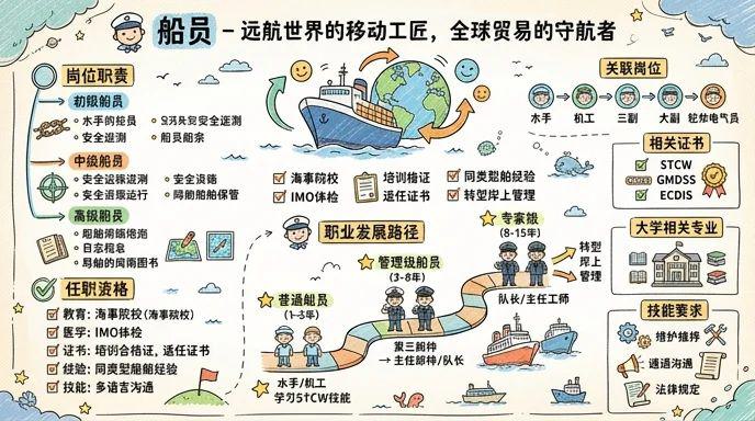 船员 - 远航世界的移动工匠，全球贸易的守航者