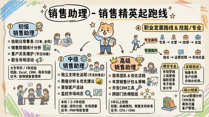 销售助理 - 销售精英的起跑线，客户关系的基石力量