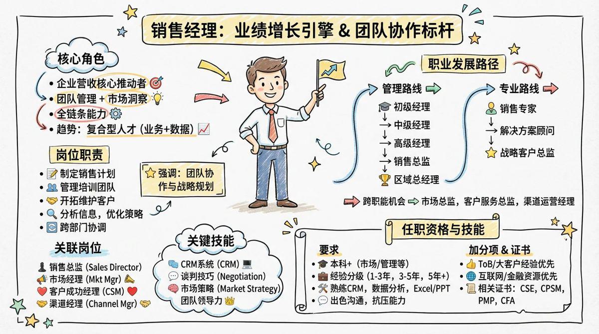 销售经理 - 业绩增长的引擎，团队协作的标杆