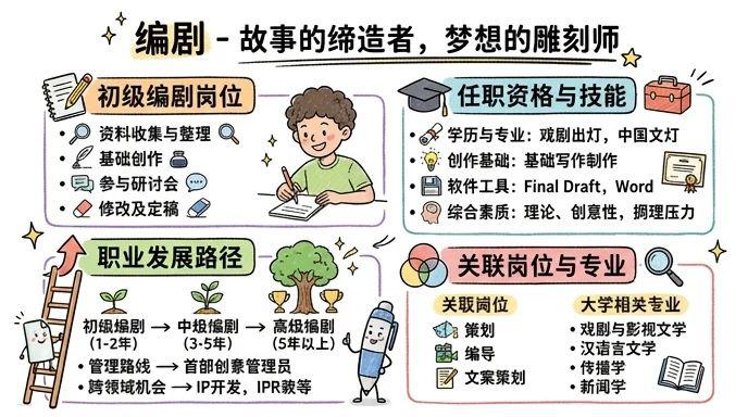 编剧 - 故事的缔造者，梦想的雕刻师