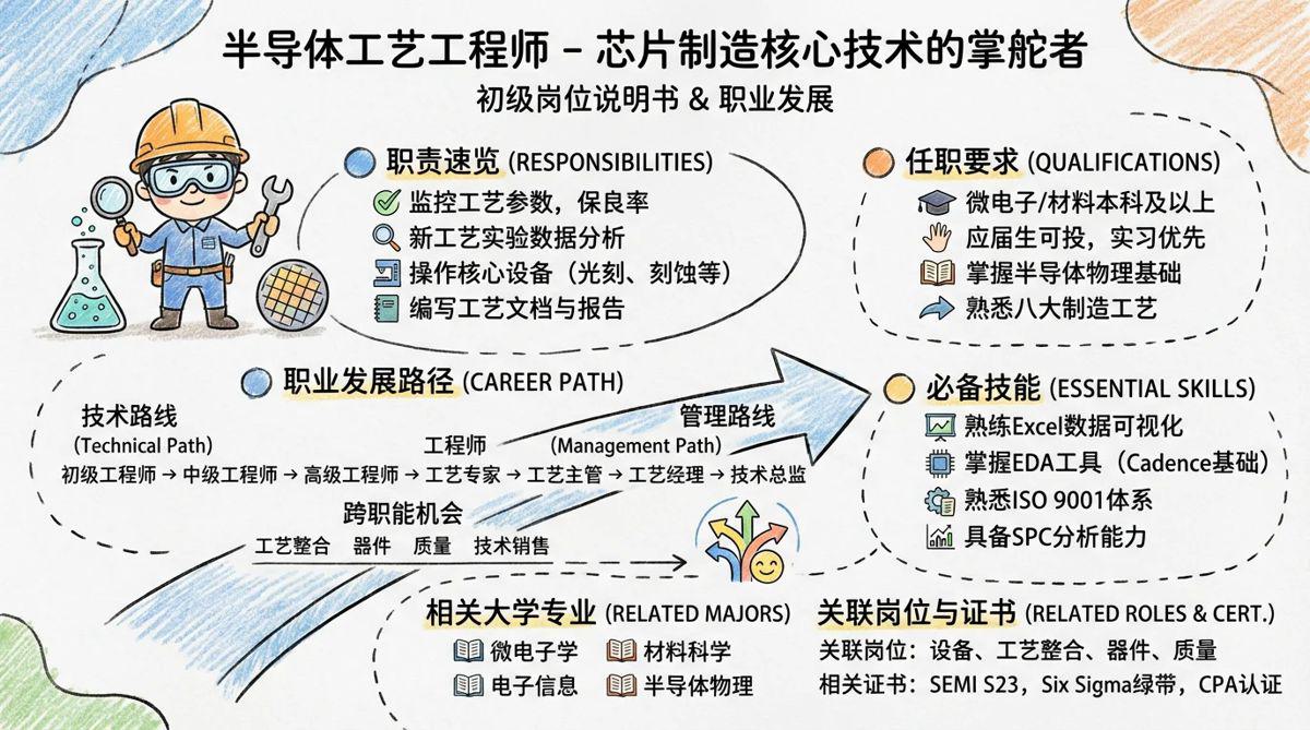 半导体工艺工程师 - 芯片制造核心技术的掌舵者