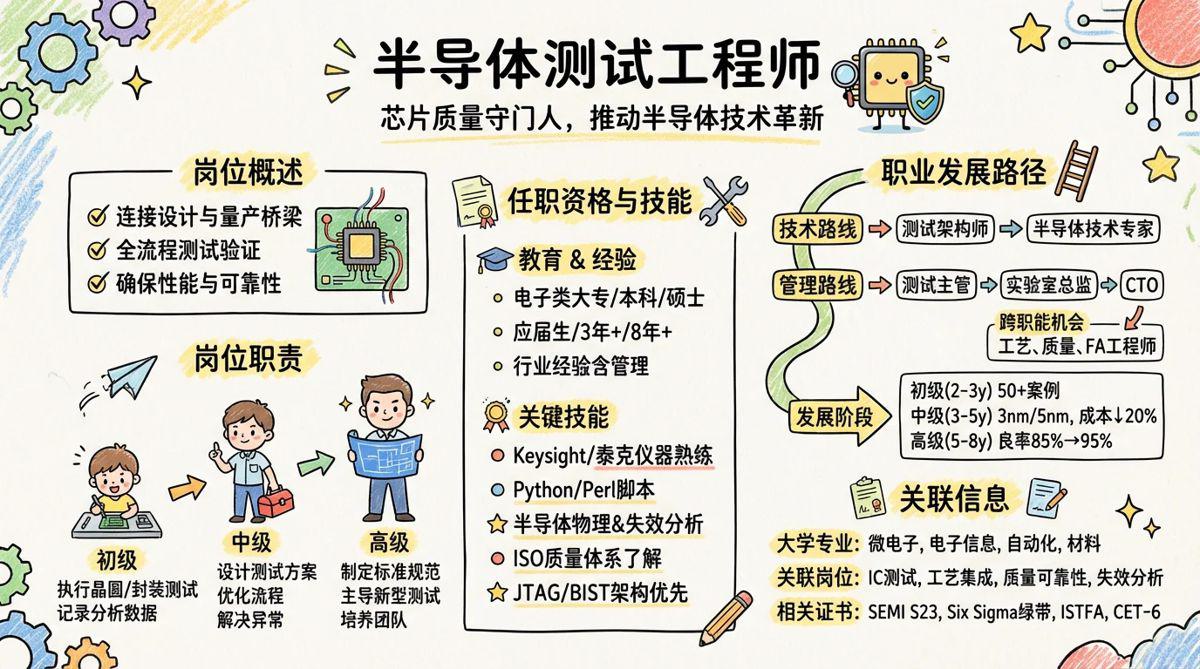 半导体测试工程师 - 芯片质量守门人，推动半导体技术革新