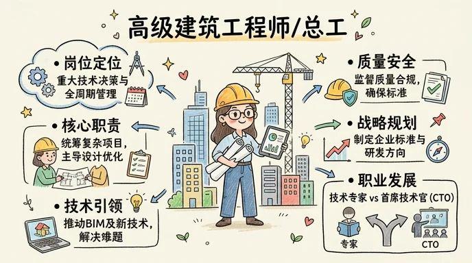 高级建筑工程师/总工 - 掌舵重大项目，引领建筑未来