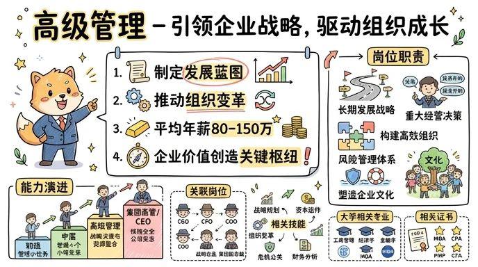 高级管理 - 引领企业战略，驱动组织成长