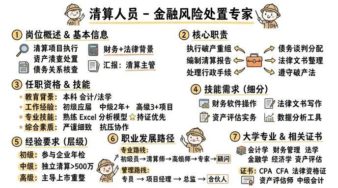 清算人员 - 金融风险的终极处置专家