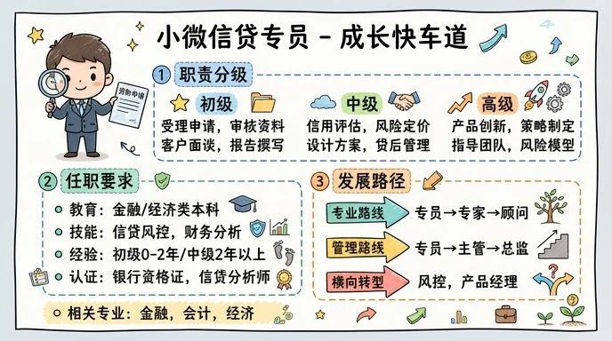 小微信贷专员 - 信贷专家成长快车道，服务千万小微企业的核心力量