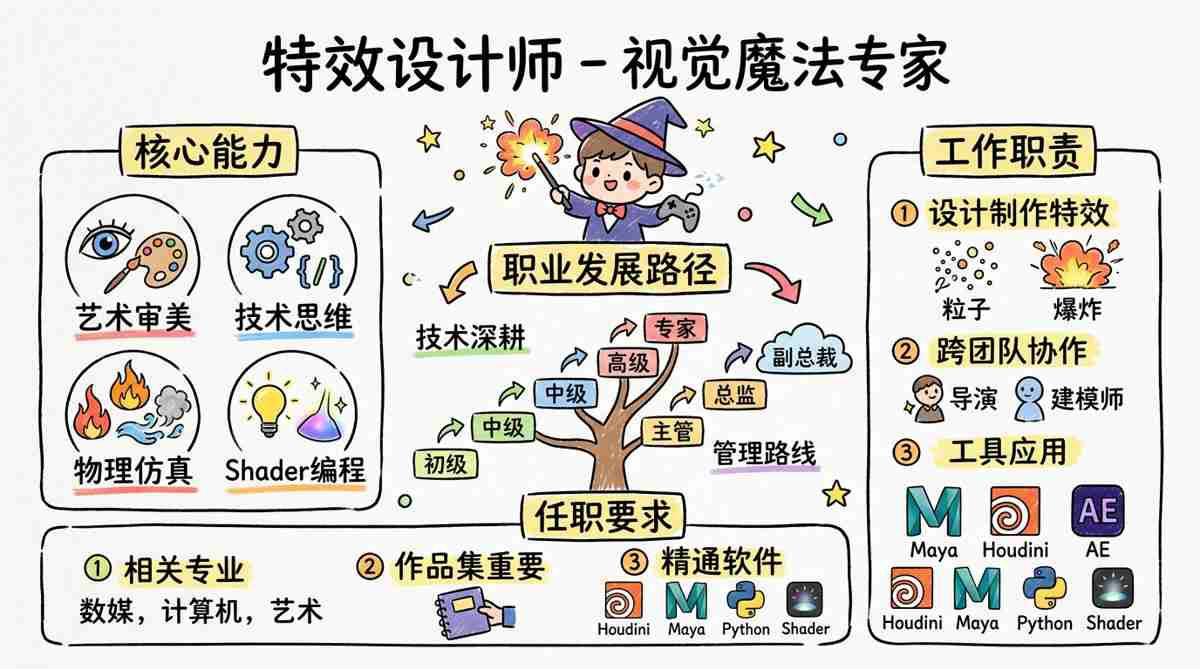 特效设计师 - 用视觉魔法打造沉浸式体验
