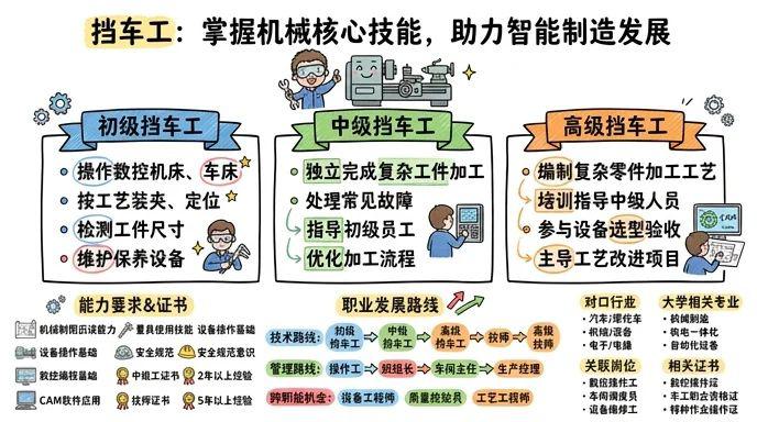 挡车工 - 掌握机械核心技能，助力智能制造发展