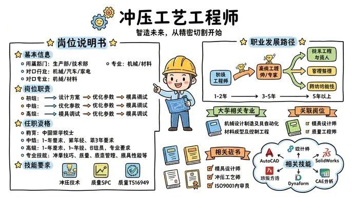 冲压工艺工程师 - 智造未来，从精密切割开始