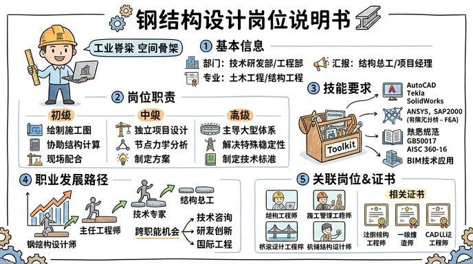 钢结构设计 - 构筑空间骨架，铸造工业脊梁