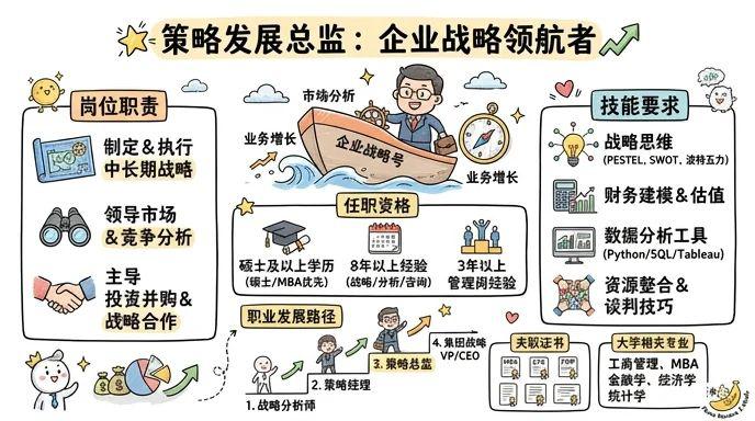 策略发展总监 - 企业战略领航者，驱动业务指数级增长