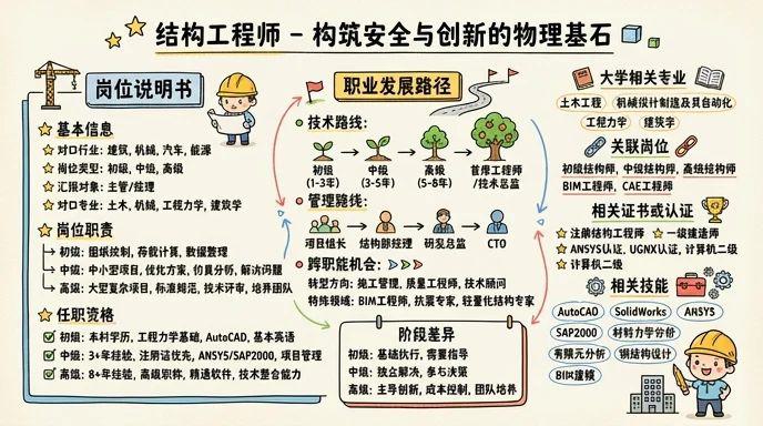 结构工程师 - 构筑安全与创新的物理基石