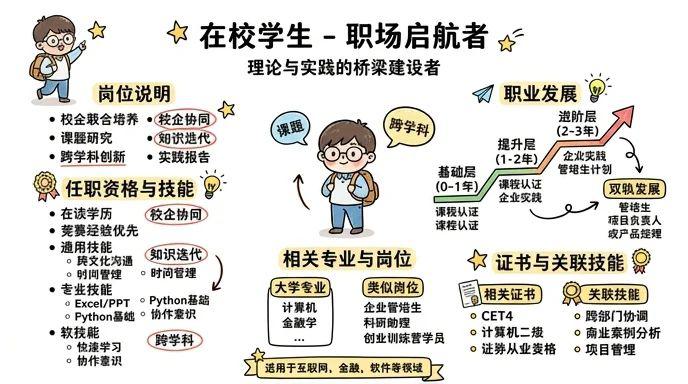 在校学生 - 职场启航者：理论与实践的桥梁建设者