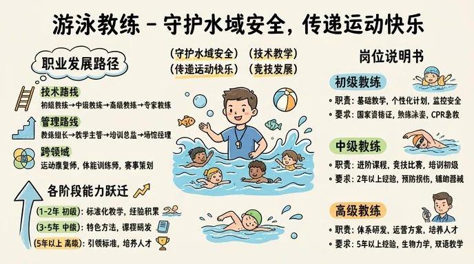 游泳教练 - 守护水域安全，传递运动快乐