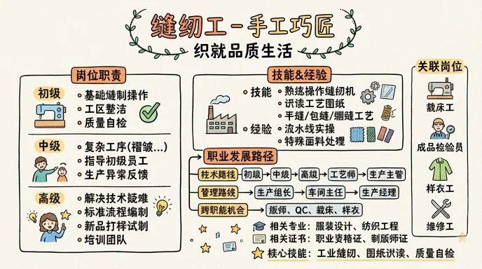 缝纫工 - 手工巧匠，织就品质生活