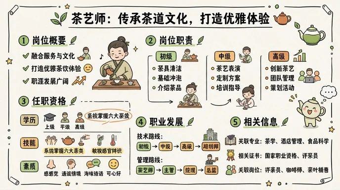 茶艺师 - 传承茶道文化，打造优雅体验