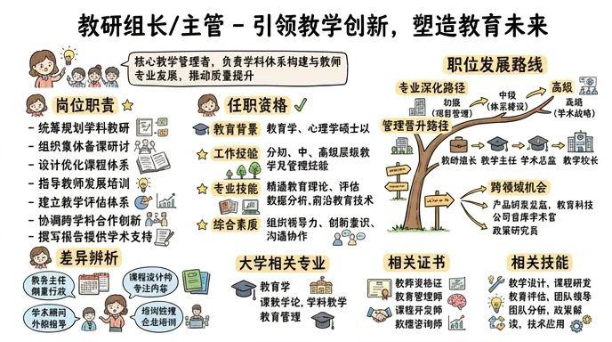 教研组长/主管 - 引领教学创新，塑造教育未来
