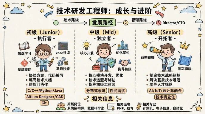 技术研发工程师 - 技术创新的开拓者，科技未来的实践者